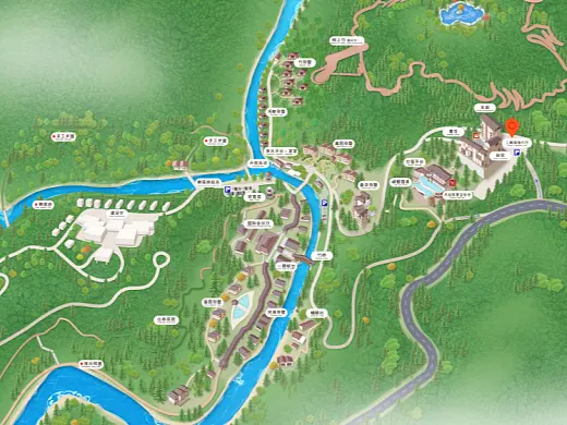禅城结合景区手绘地图智慧导览和720全景技术，可以让景区更加“动”起来，为游客提供更加身临其境的导览体验。